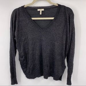 Joie Metallic V Neck Top - XS